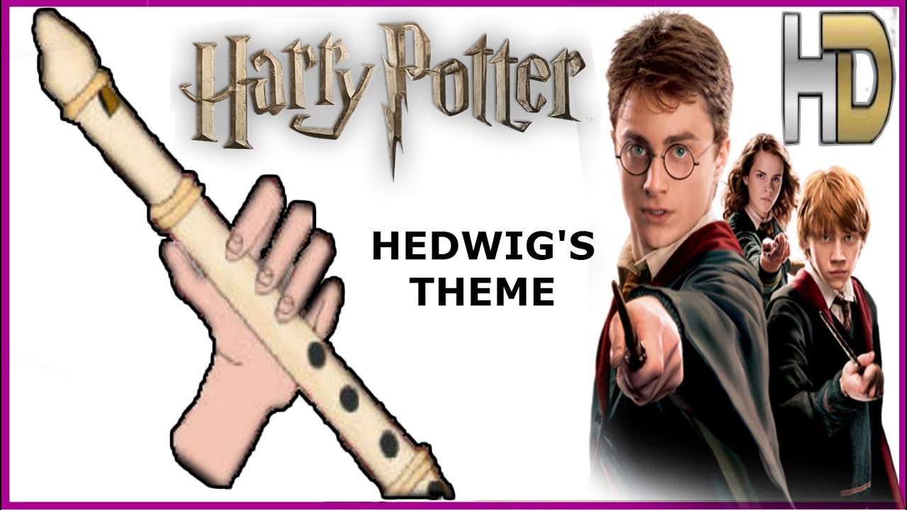 Harry potter flauta dulce facil recorder hedwigs simplificada tutorial con animacion 1