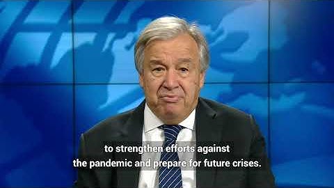 The UN SG Message on the launch of Policy Brief on #COVID19 and the Universal Health Coverage