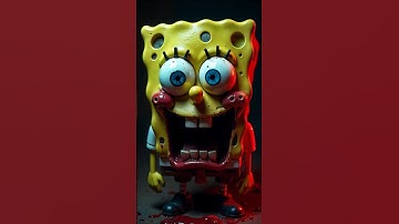Horror versions of the SpongeBob characters #scary #horror #horrorvideo #spongebob #shorts