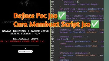 Cara Membuat Script Jso Dan Deface Poc Jso