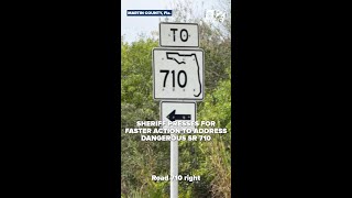 Martin County Sheriff pushes to accelerate safety improvements to 'death trap' SR 710