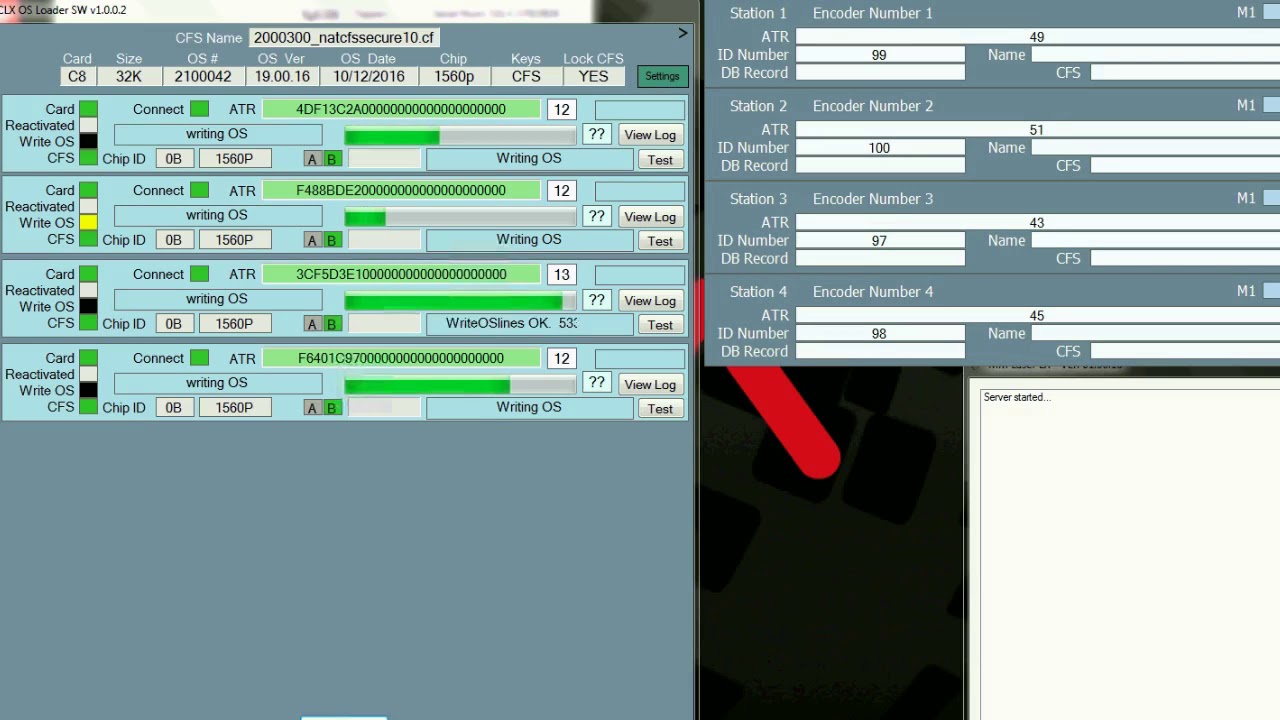 CLX SW Loader using SmartWare encoders - YouTube