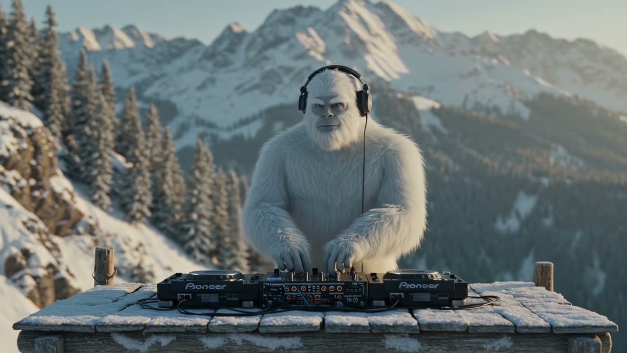 Misty Pines – Chill Ambient Soundscape for Winter Stillness | DJ Yeti Forest Beats