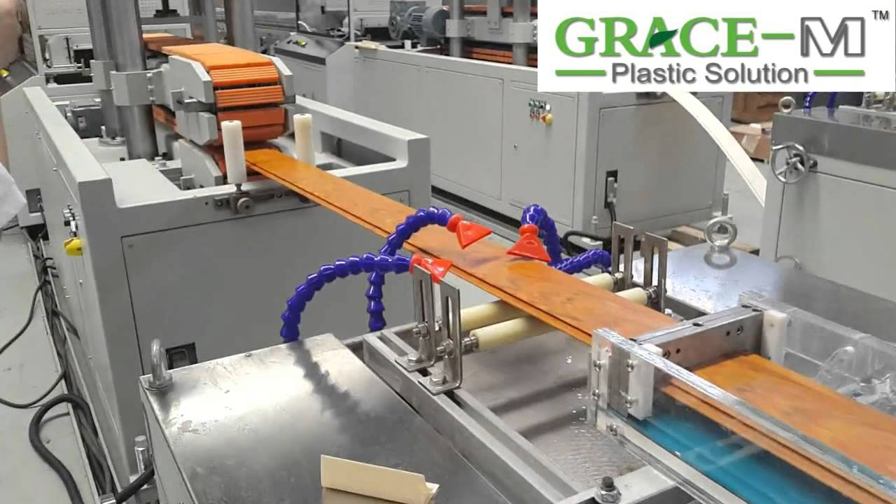 180mm PVC panel production line YouTube