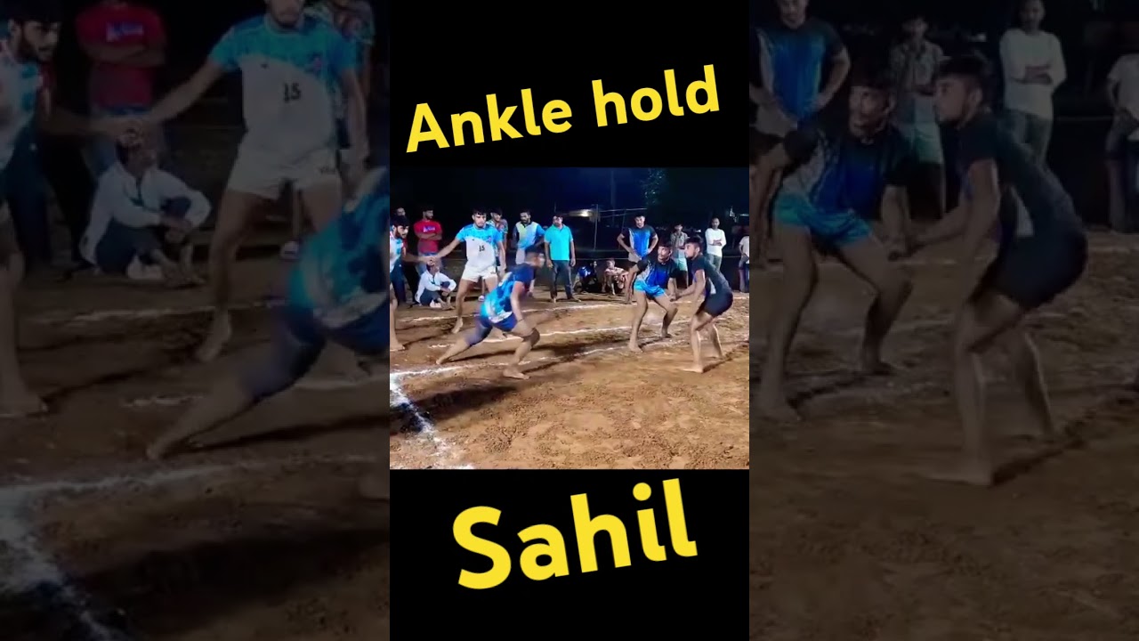 Ankle hold by sahil  Bhainswal (Bhainswal kabaddi Ground) 🤘👌💪💪🙏🙏🙏