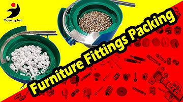 Fittings Counting Machine 5 vibrating feeder for Furniture Fittings Packing