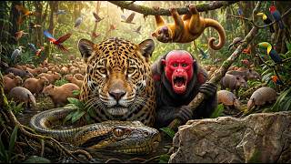 Wild Amazon 4K: The Ultimate Journey of Jaguars, Pumas, Tapirs &amp; Jungle Monkeys