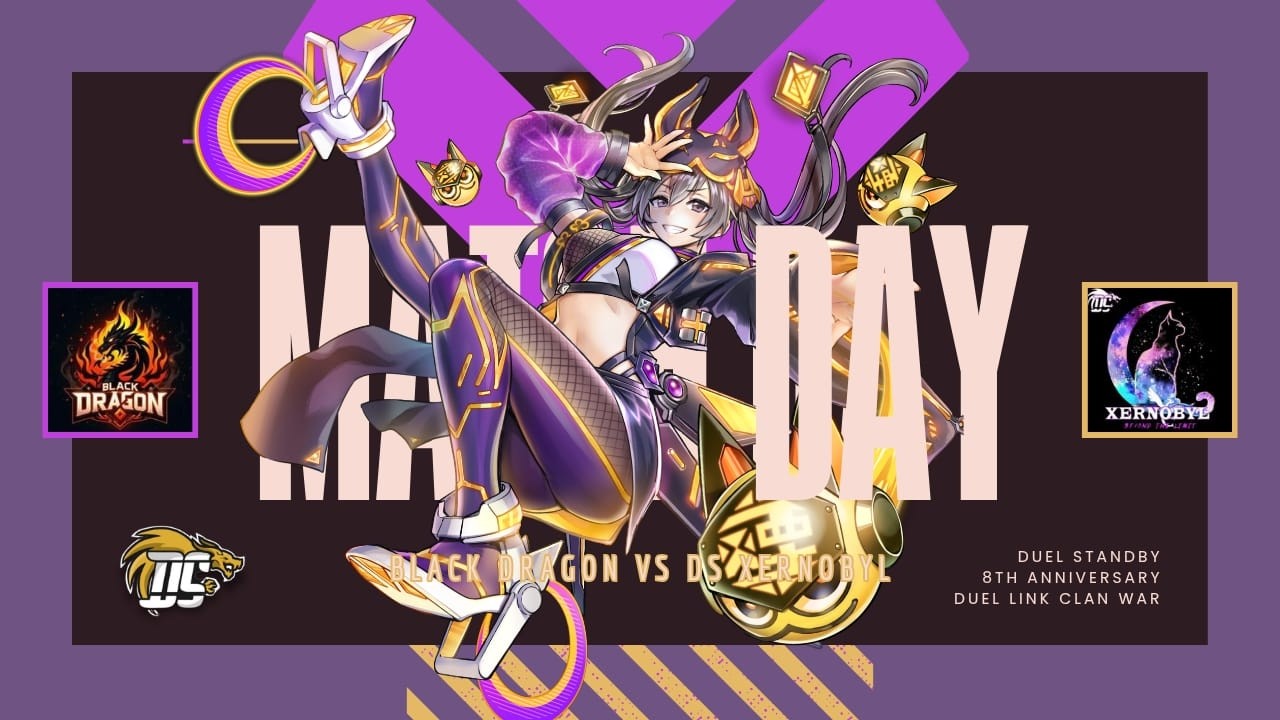 Duel Link - DS Anniversary! Black Dragon vs DSX, Duel Sengit Malming!