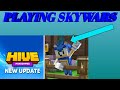 Hive Sonic Event (Playing Skywars🔥 ) . Minecraft.