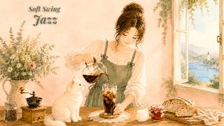 Soft Swing Jazz ☕ Enjoy Your Own Company | Cozy Summer Café Music for Relaxing & Reading screenshot 5