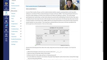 Research Methods Discussion #11 Video Instructions | Psyched with Setmire