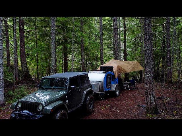 Spring Camping In The PNW | Garbage Cleanup class=