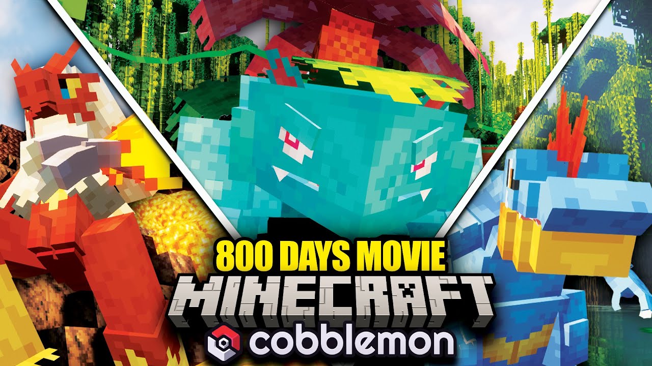 I Caught One of EVERY Pokemon in Minecraft COBBLEMON (GENERATIONS 1-3)