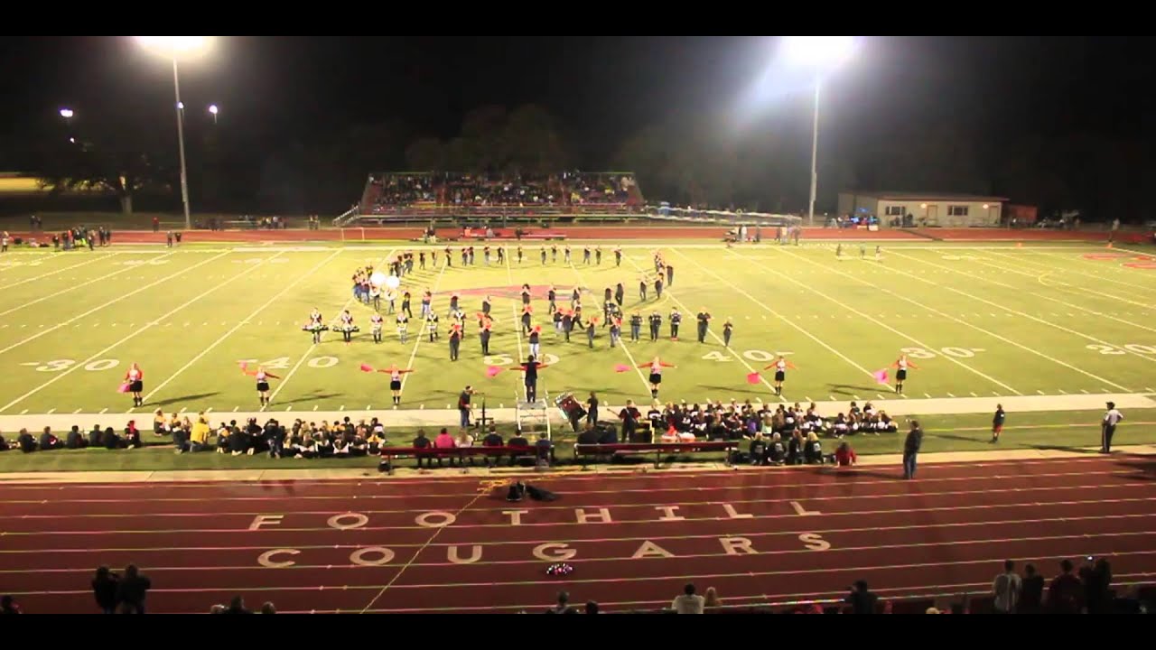 Foothill Band Field Show October 18th Radioactive YouTube