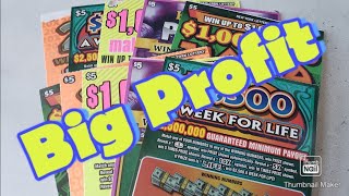 Awesome Profit Baby! 📈 Huge Mix Of $5 New York Lottery instant win scratch off tickets
