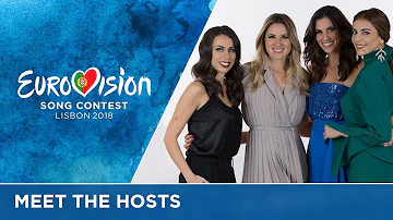 And here are your FOUR Eurovision 2018 hosts...!