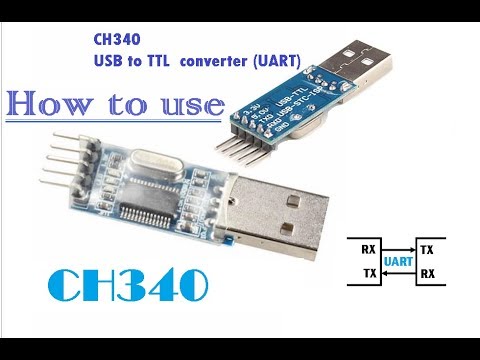 vest killing kontrol USB to TTL CH340 UART How to use - YouTube