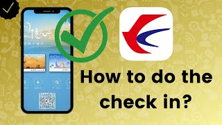 How to do the check in using China Eastern?