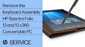 Remove the Keyboard Assembly | HP Spectre Folio 13 and 13 x360 Convertable PC | HP