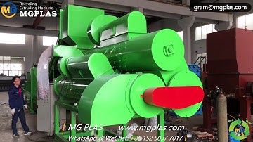 large capacity 3 barrel dry type label separator machine for PET  bottles