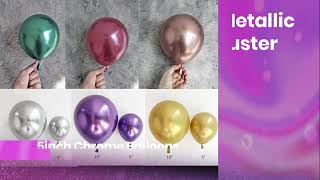 Eanjia Chrome Balloons VS Qualatex Chrome Balloons