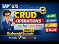 SAP UI5 TMG CRUD Operations Tutorial | Create Read Update Delete | Part 2