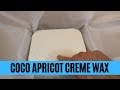 Coco apricot creme wax from Wooden Wick Co part 1