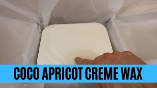 Coco apricot creme wax from Wooden Wick Co part 1