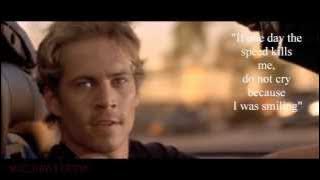 Paul Walker Tribute (Gone Too Soon - Simple Plan)