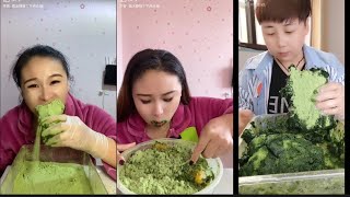HEAVY & STICKY MATCHA ICE EATING ASMR screenshot 4