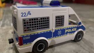รถตำรวจ จระเข้ อาละวาด  เด็กๆตกใจ #playmobil screenshot 2