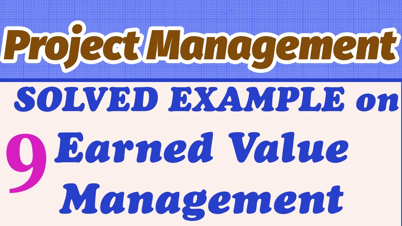 Earned Value Management | SOLVED EXAMPLE 9 #microsoft #management # ...
