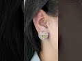 Radiant Heart Diamond Earrings