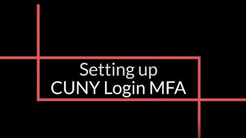MFA Setup and Login