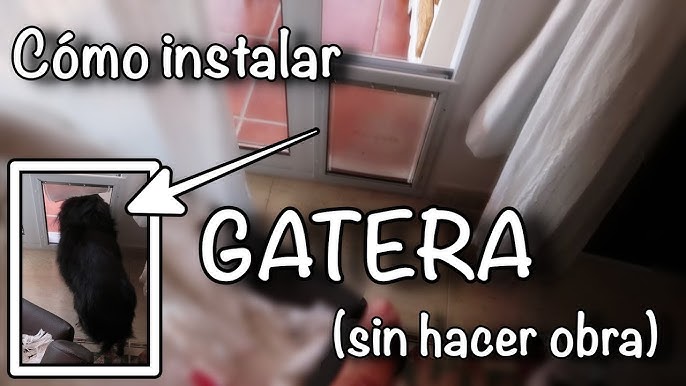 Puerta Mosquitera Reforzada Para Gatos Qwr, Se Adapta Al Tam