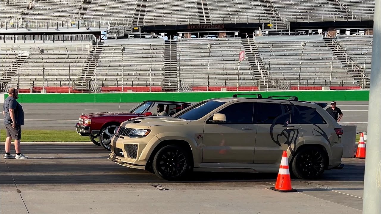 Quan TRACKHAWK GAPPED EVERYONE AT THE DRAG STRIP (STREET WHIPZ CAR