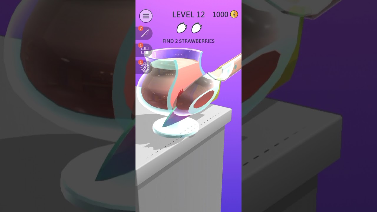 Oddly satisfying video asmr slicing level-12