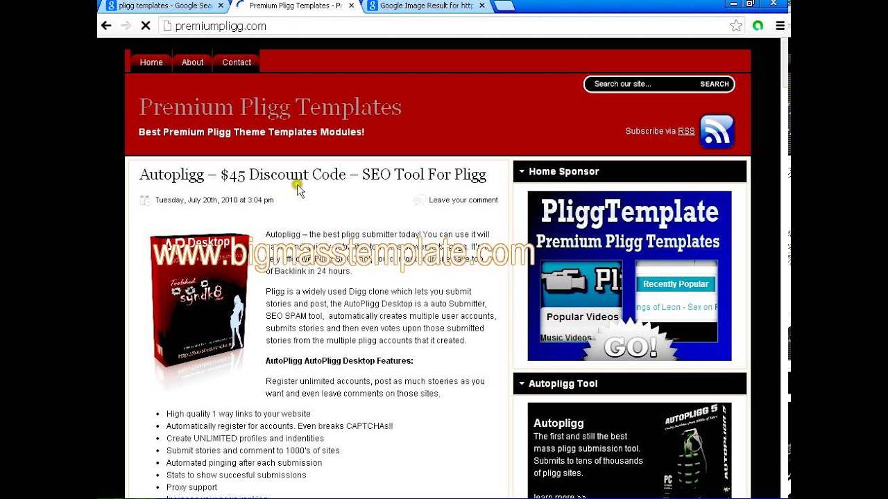 pligg-template-free-download-one-tricks-youtube