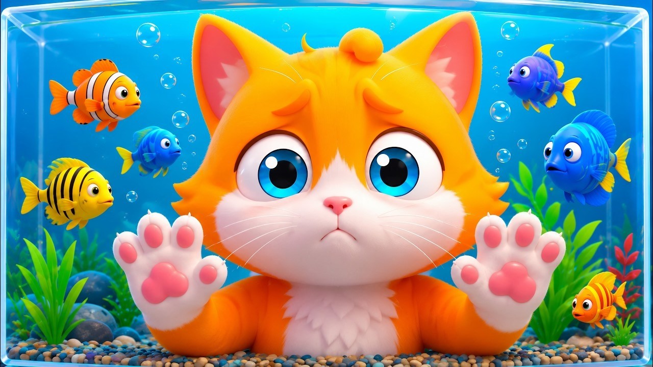 ¡Gato ATRAPADO en una PECERA! (I Am Cat)