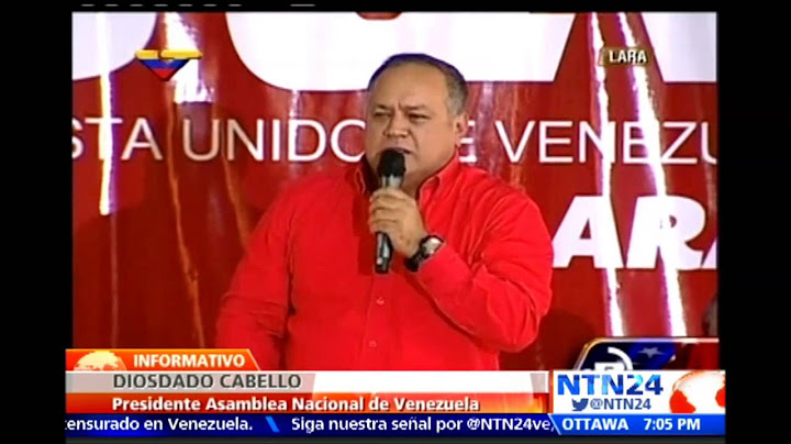 "Nosotros somos una amenaza para Estados Unidos": Diosdado Cabello tras sanciones de EE.UU. a Vzla