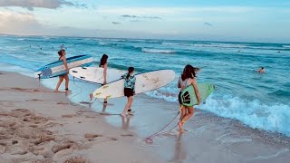 We Taught Our Cousins How To Surf!!!