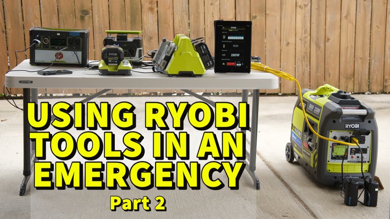 Ryobi Tools You Didnt Know Existed for Emergency Preparedness | Part 2 ...