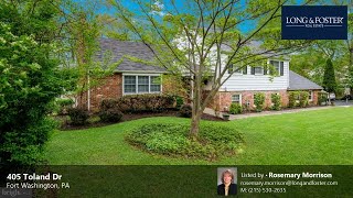 Sale: 5 Beds - 3 Baths - 2914 sq ft - Fort Washington - PA [$750,000] MLS #: PAMC2177030