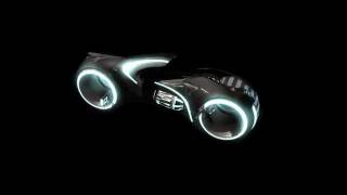 WIP tron light cycle first render test