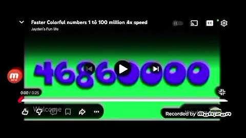 Faster Colorful numbers 1 tô 100 Million 6x speed