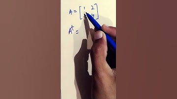 How to find transpose of matrix?