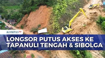 Pantauan Udara Akses Tapanuli Tengah-Sibolga Terputus Total Akibat Banjir Bandang dan Longsor