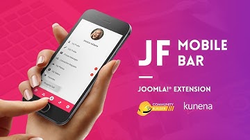 Joomla Mobile Toolbar, Login & Menu Module - JF Mobile Bar v1