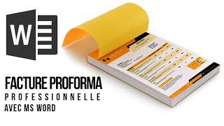 Invoice Professionnelle avec Ms Word pas à pas et non saute saute