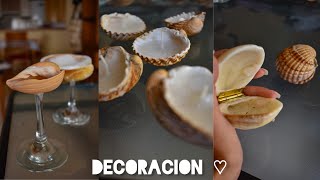 cómo hacer decoración con conchas marinas | copas, velas, cajitas, llaveros DIY